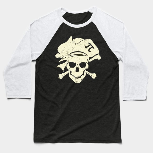 Funny Pirate 3,14 Pi Number Symbol Baseball T-Shirt by Etopix